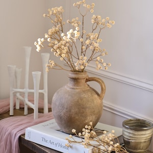 Romantic cream Faux Baby’s Breath Stems – High Quality Artificial Gypsophila for Wedding, Home Decor & Floral Arrangements