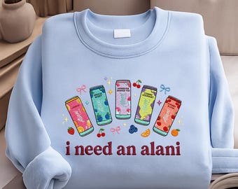 Energy Drink Lover Shirt, Colorful Canned Drinks Sweatshirt, Fun Beverage Graphic Hoodie, Cute Aesthetic Top, Trendy Casual Outfit