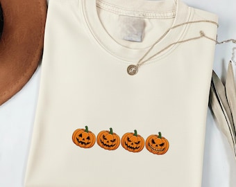Pumpkin Shirt, Halloween Tee, Jack O Lantern Graphic, Spooky Fall Shirt, Autumn Pumpkin Top, Cute Halloween Outfit, Pumpkin Lover Gift