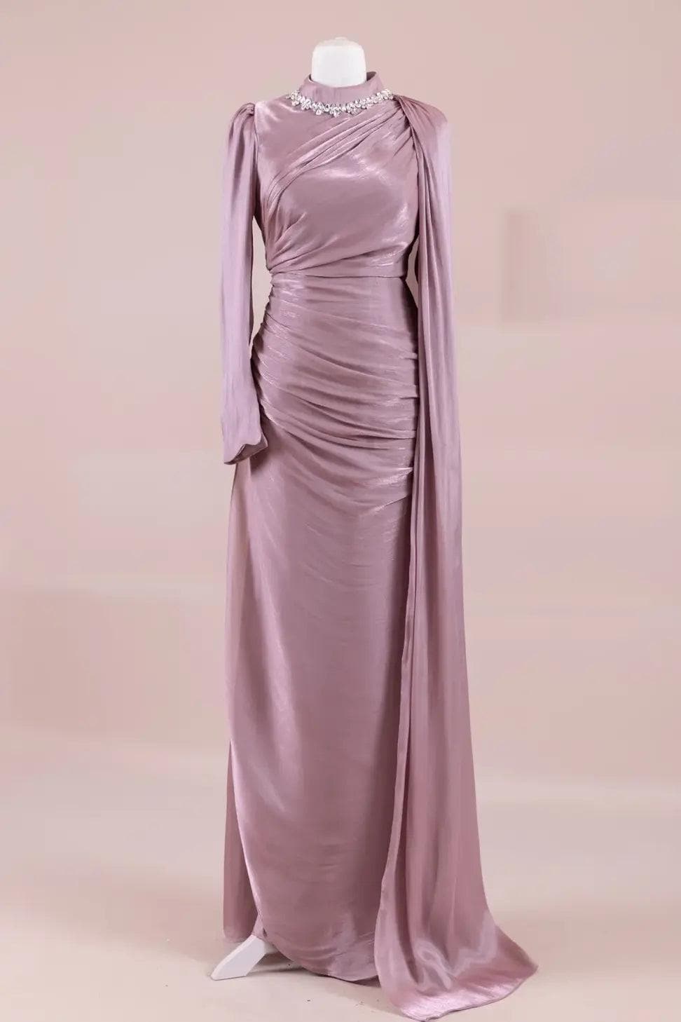 Turkish Hijab Evening Gown