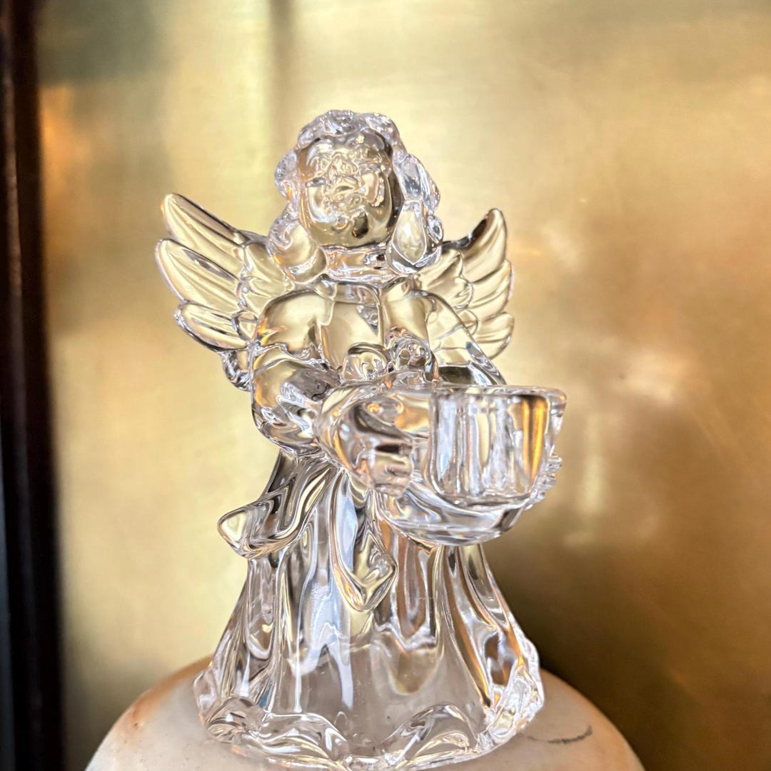 Crystal Angel Candle Holdernull