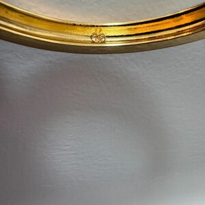 Pulseira rígida Brighton com strass em tom dourado, fecho magnético articulado, 6,5 polegadas, estilo toscano. imagem 7