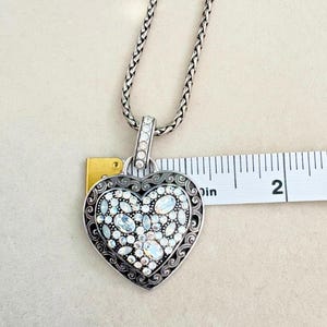 Brighton Swarovski-kristal All You Need Is Love-ketting zilverkleur 5447 afbeelding 3