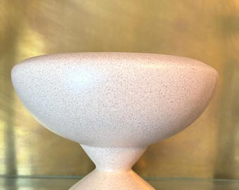 Vintage Haeger moderne gespikkelde keramische plantenbak MCM