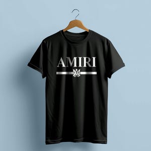 Amiri T-shirt Amiri Logo Tshirt Luxury Paris Fashion shirt Designer T-shirt Amiri Shirt Fashion Tee