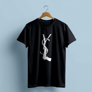 T-shirt YSGUN-Designer Shirt, Designer Sweatshirt, Designer T-Shirt, Unisex For Men And Women Sweatshirt, Women Designer Shirt, Luxury Shirt