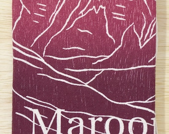 flour sack kitchen towel dish towel tea towel Colorado Mountain range Maroon Bells *14er*