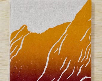 flour sack kitchen towel dish towel tea towel Colorado Mountain range Boulder Flatirons