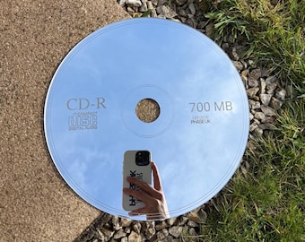 Laser Engraved Acrylic CD Mirror, Retro