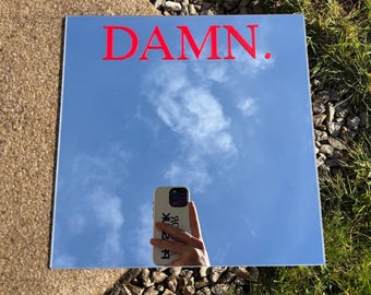 DAMN. Vinyl Mirror Wall Decor