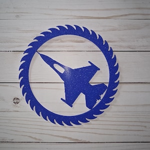 3D Printed F-16 Fighter Jet Wall Art: Aviation Decor