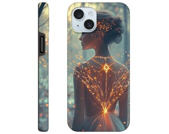 Betoverende lichtgevende fee iPhone-hoesje – Magical Glow & Forest Dream-ontwerp, ultieme bescherming voor je apparaat