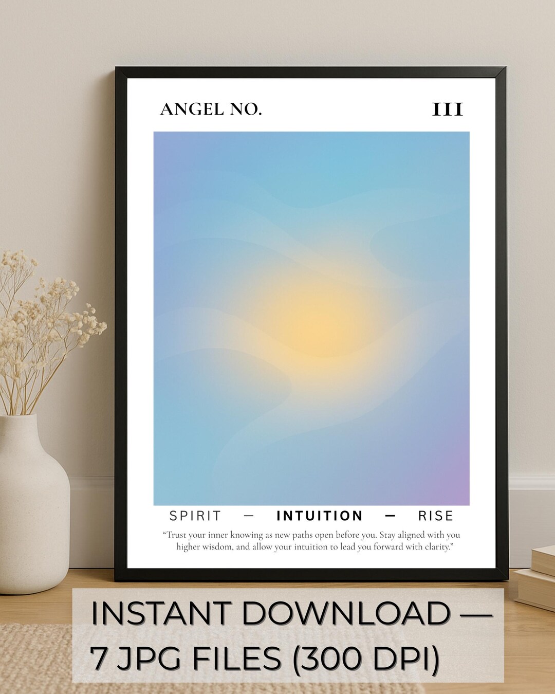 111 Angel Number Poster | Printable Wall Art | Digital Download ...