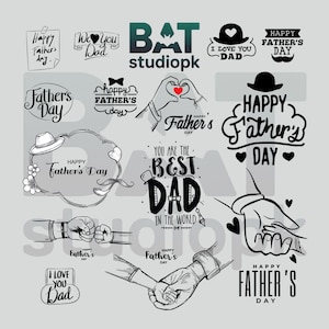 Father&#39;s Day Svg Bundle, Dad Svg, Family svg, Best Dad svg, Father&#39;s Day gift, Happy Fathers Day, papa svg, daddy svg bundle, Best Father