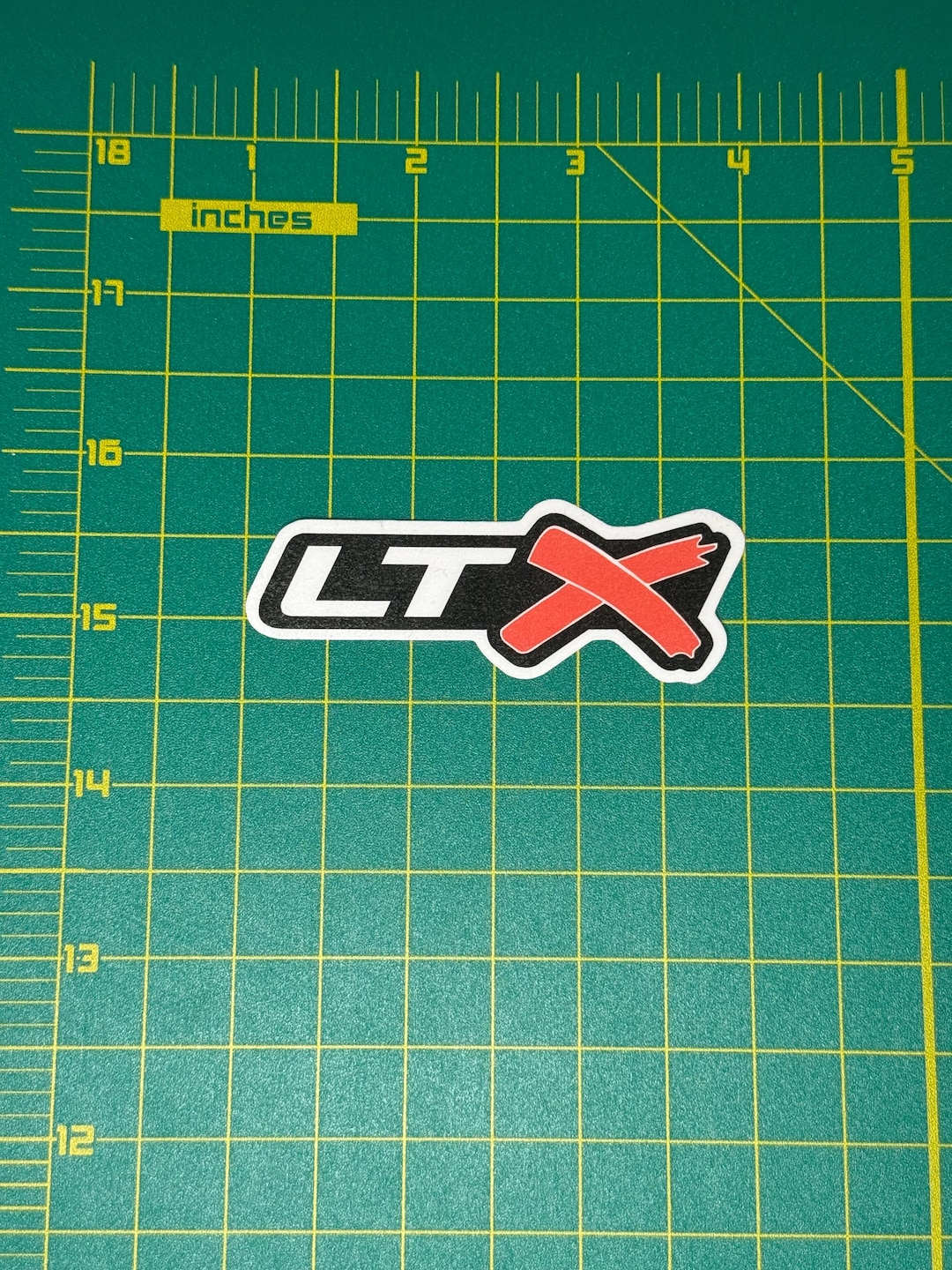 Ltx Inside Sticker LTX Engine Badge Sticker | Small Block V8 Logo Vinyl Decal | Car ...