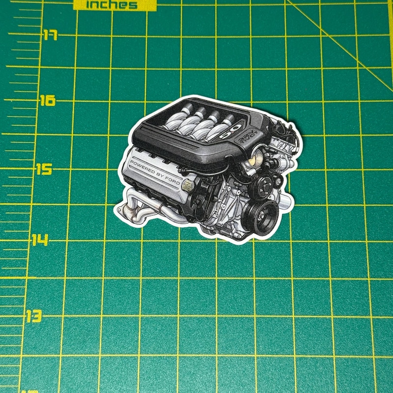 Voltedge Engine Sticker Ford V8 - Etsy