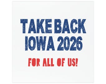 Take Back automagneet Iowa 2026: 'Voor ons allemaal!' Politieke campagnemagneet