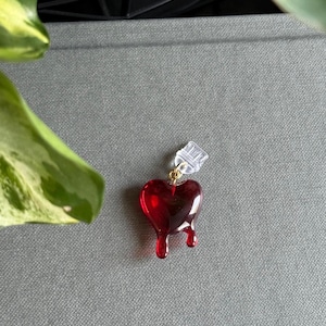 Red Heart Dust Plug: eReader Charm Accessories | Charm | Bookish | Kindle | USB-C