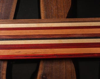 Long Elegant Striped Charcuterie Board