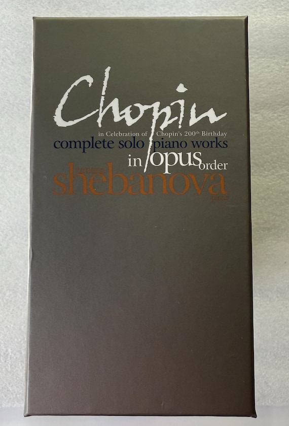 Tatiana Shebanova, Chopin Complete Solo Piano Works Box Set DUX