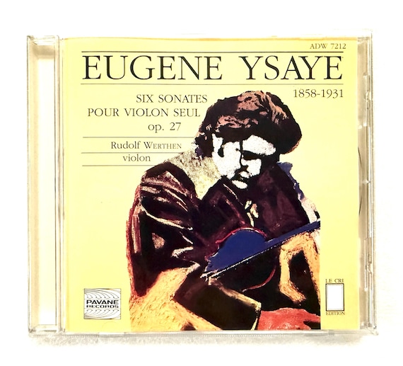 Rudolf Werthen-eugene Ysaye-violin Sonatas, Op 27, Pavan Records