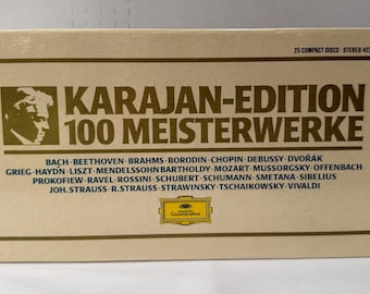 Karajan Edition 100 Masterpieces 25-cd Box Set Classical Music