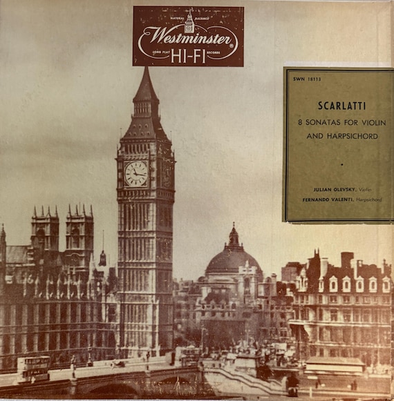 Scarlatti, 6 Sonatas for Violin & Harpischord, Julian Olevsky