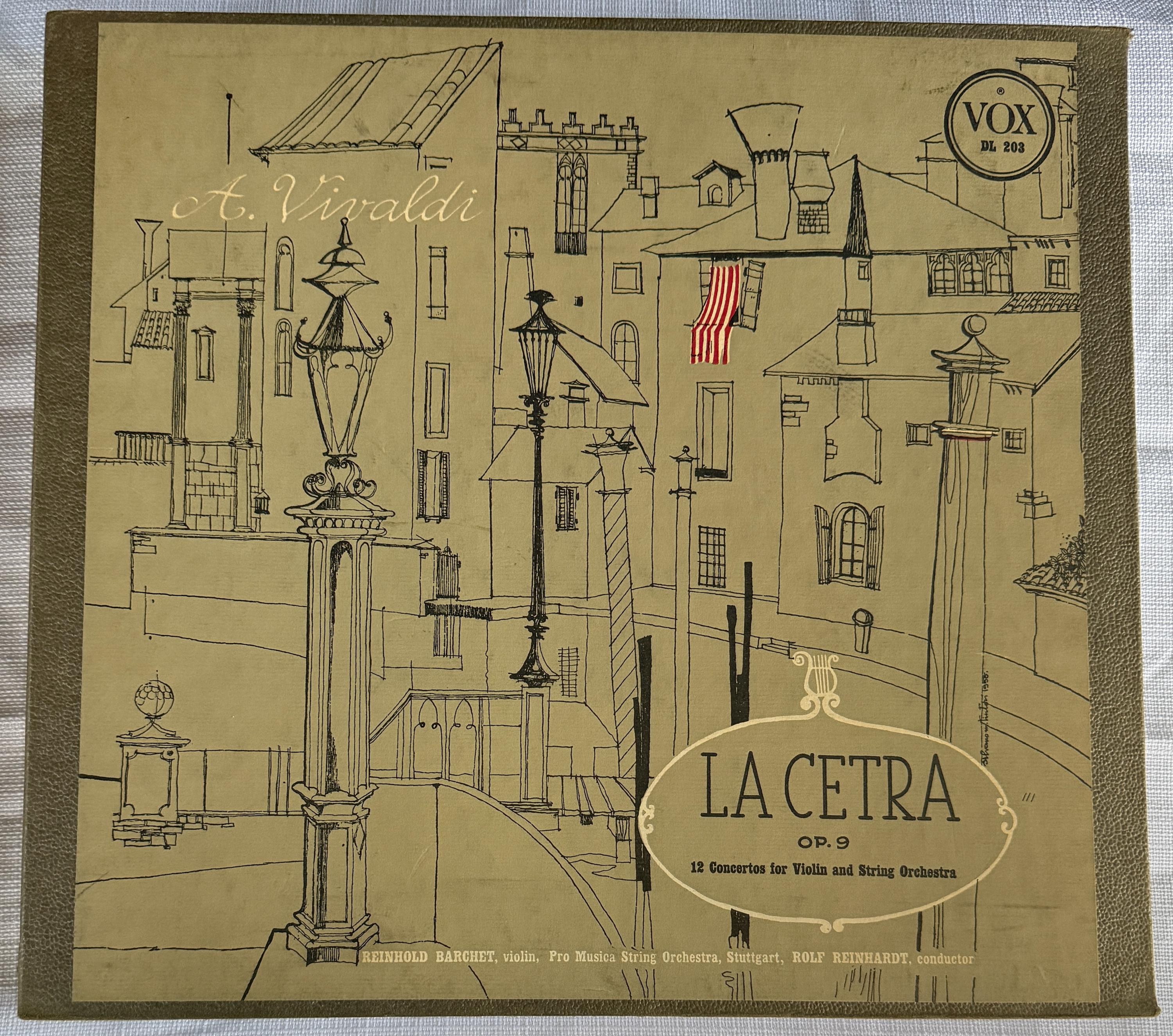 Vivaldi La Cetra Op. 9 Vinyl LP Box Set - VOX 1955 - Etsy