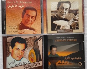 Lote de CDs de Farid Al Atrash (4 CDs de áudio)