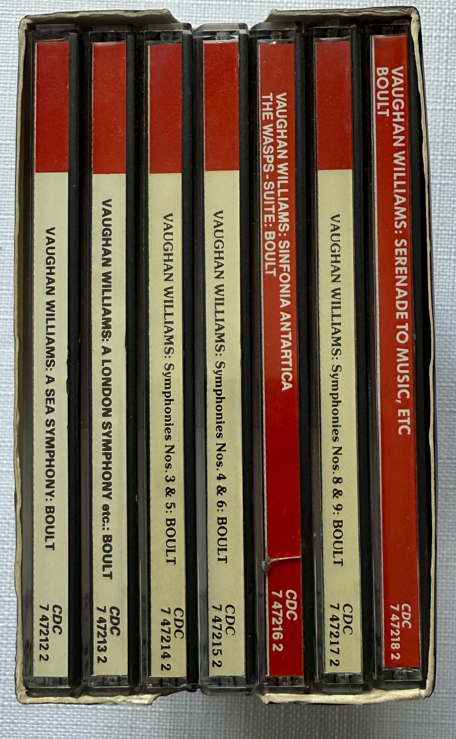 The Nine Symphonies: Boult Conducts Vaughan Williams, EMI Box Set