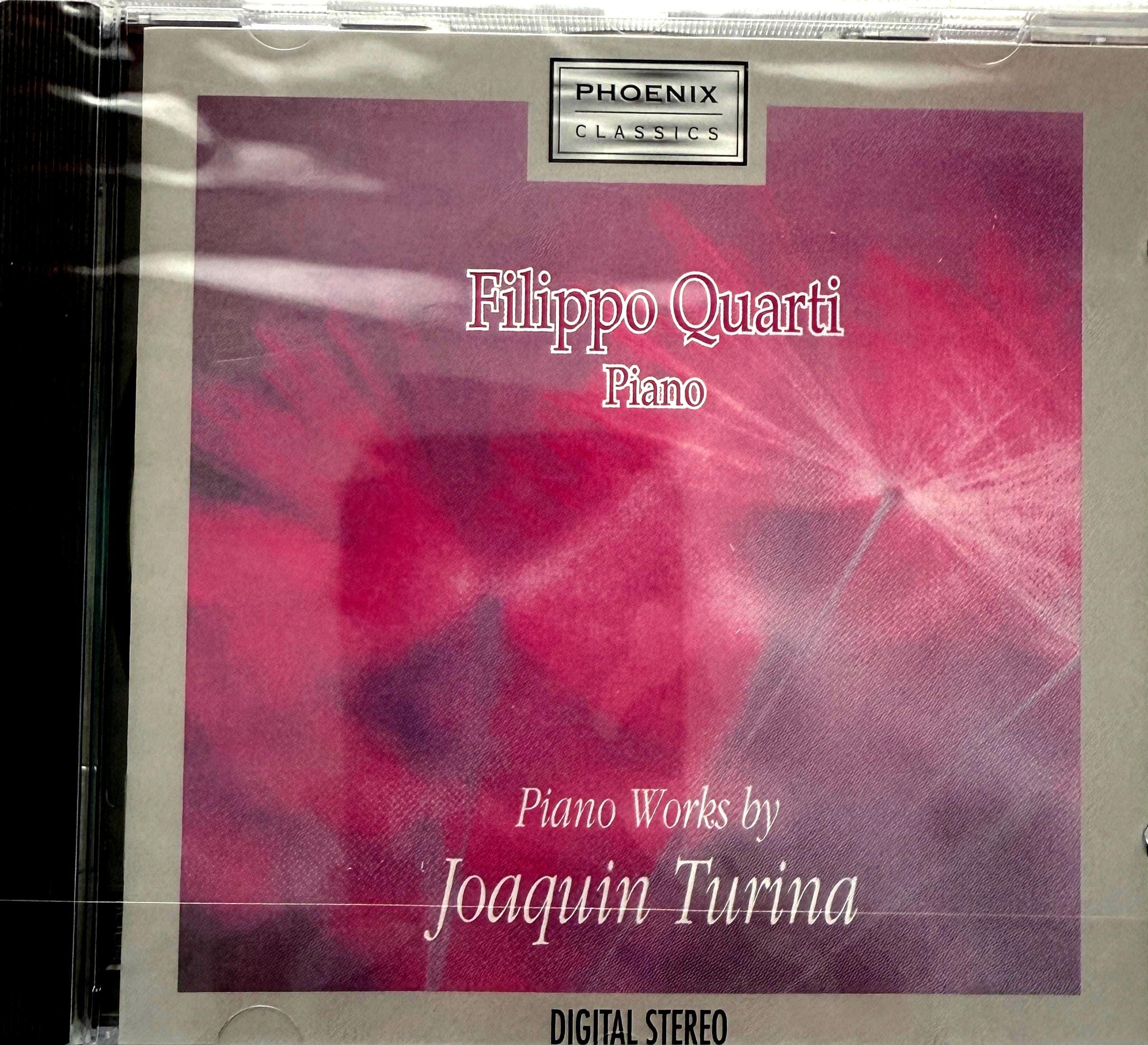 Filippo Quarti, Piano Works by Joaquin Turina (audio CD) New and