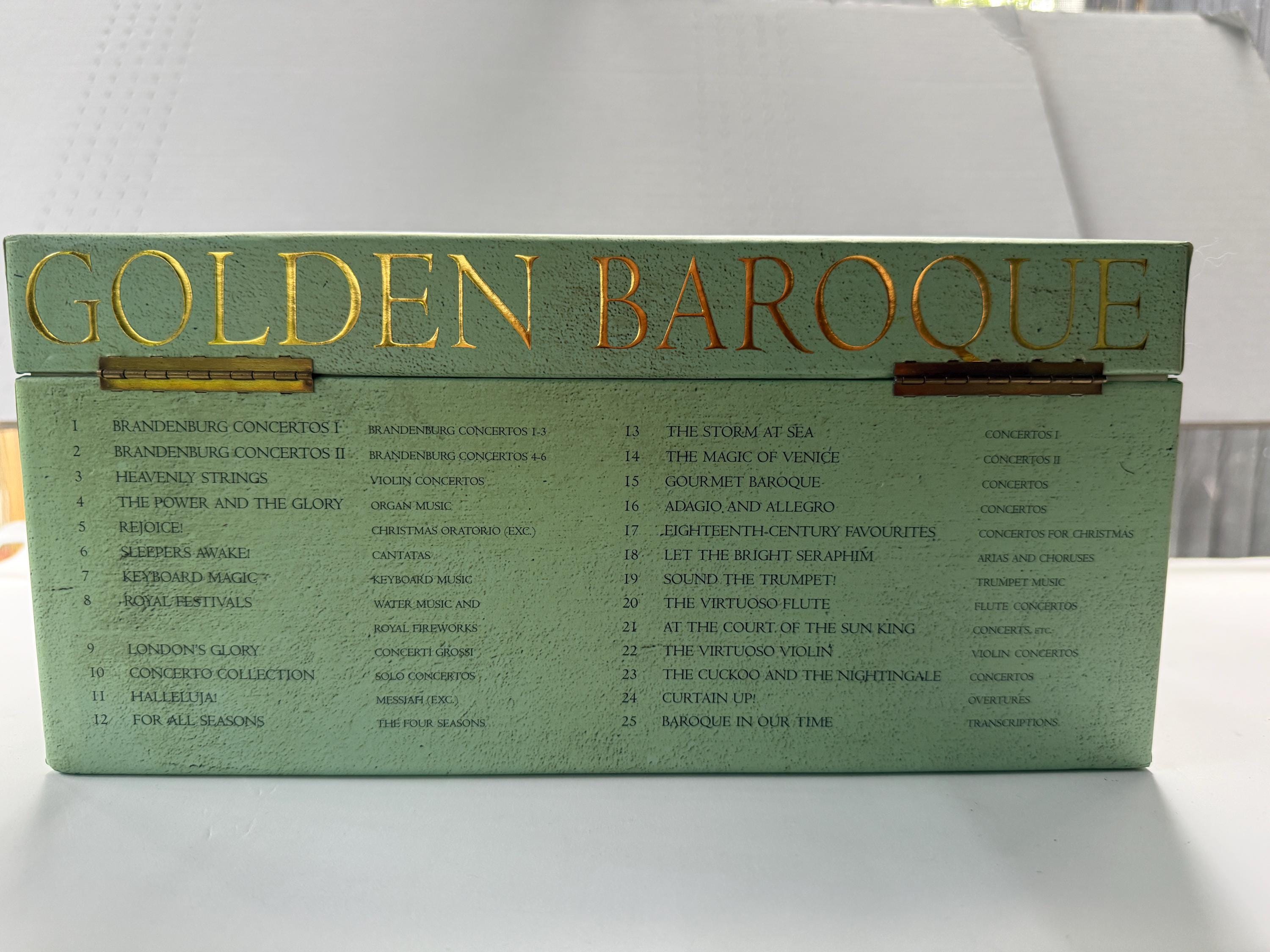 GOLDEN BAROQUE・ゴールデンバロック）全25cdBOX Golden Baroque Philips 454 402-2 Germany Box Set (25 X CD) - Etsy