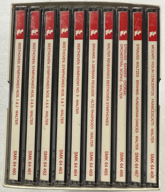 Bruno Walter, the Edition Vol. 2 Sony Box Set (10 X Audio CD) - Etsy