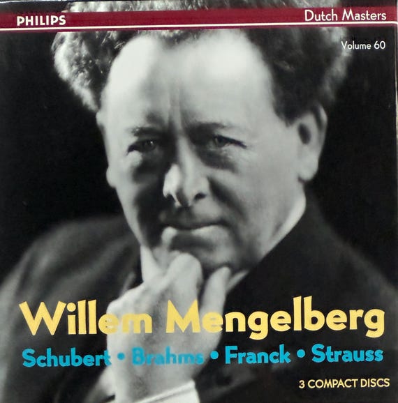 Willem Mengelberg, Dutch Masters Volume 60, Philips Box Set ( 3 X