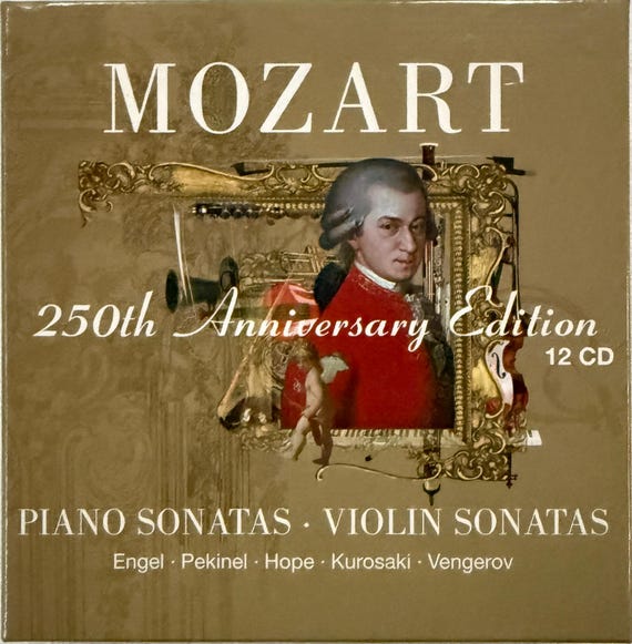 Mozart Piano, Violin Sonatas-250th Anniversary Box Set Warner