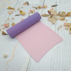Fabric Texture Roller Nr9, Clay Earrings Pattern, 3D Printed Embossing Polymer Clay Tool, Jewelry Making