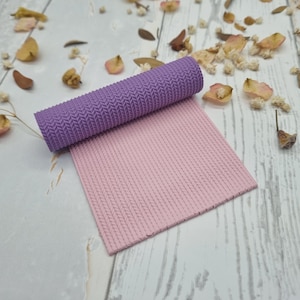 Knit Texture Roller Nr8,  Knitted Clay Earrings Pattern, 3D Printed Embossing Polymer Clay Tool, Jewelry Making