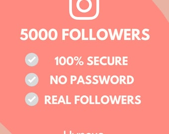 Instagram Followers Growth Service | 5K Followers | Social Media Boost