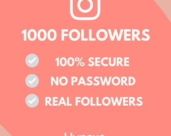 Instagram Followers Growth Service | 1K Followers | Social Media Boost