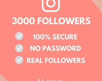 Instagram Followers Growth Service | 3K Followers | Social Media Boost