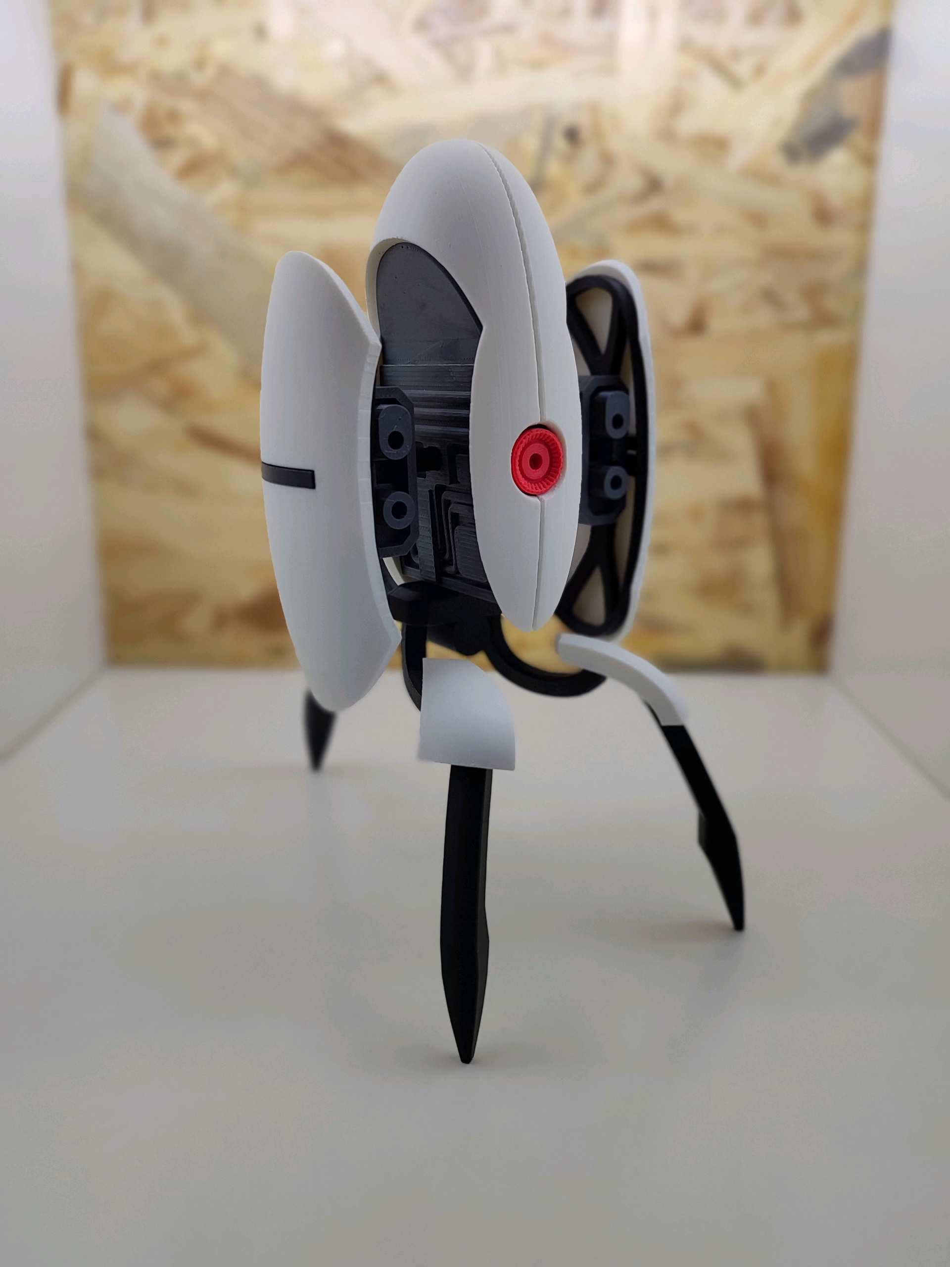 Rocket Sentry Portal Sentry Turret Kit Card, DIY 3D Model Assembly Kit, Gamer Desk ...