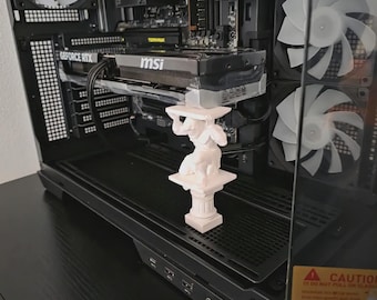 調節可能なAtlas GPUサポートブラケット、たるみ防止ホルダー、3Dプリントグラフィックカードサポートスタンド、PCゲーミングセットアップアクセサリー、RTX GPUブレース