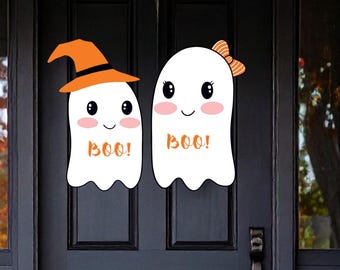 Handmade Halloween Door Wreath: Spooky Fall Porch Decor (No Lights)