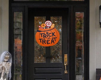 Halloween Door and Wall Hanging – Spooky Handmade Wreath for Home & Party Decor
