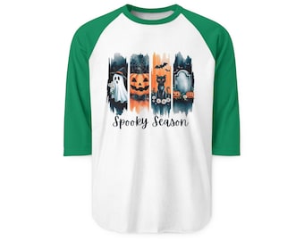Unisex Three-Quarter Sleeve Raglan Shirt