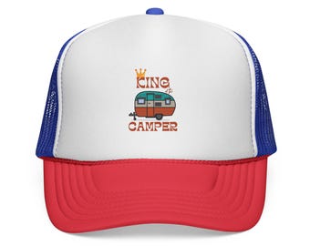Polyester Foam Trucker Cap: Adjustable Snapback, One Size