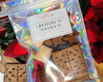 Gingerbread House Wax Melts: Holiday Scented Soy Wax