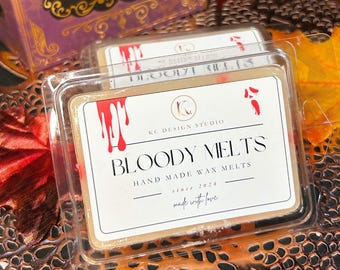 Bloody Melts Soy Wax Melts: Spooky Halloween Home Fragrance