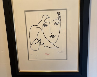 Pablo Picasso "Dove and Face" Limited Signed Print (75/500)