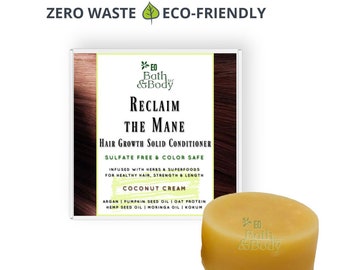 Reclaim the Mane Solid Conditioner Bar | Best Selling Hair Growth Line | Leading Edge Innovative Ingredients | Professionally Formulated